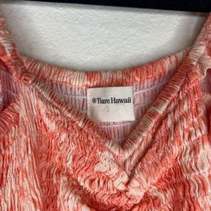 Tiare Hawaii Coral Maxi Dress